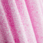 Piqué Canutillo Fleurs Blanc - Ribes y Casals