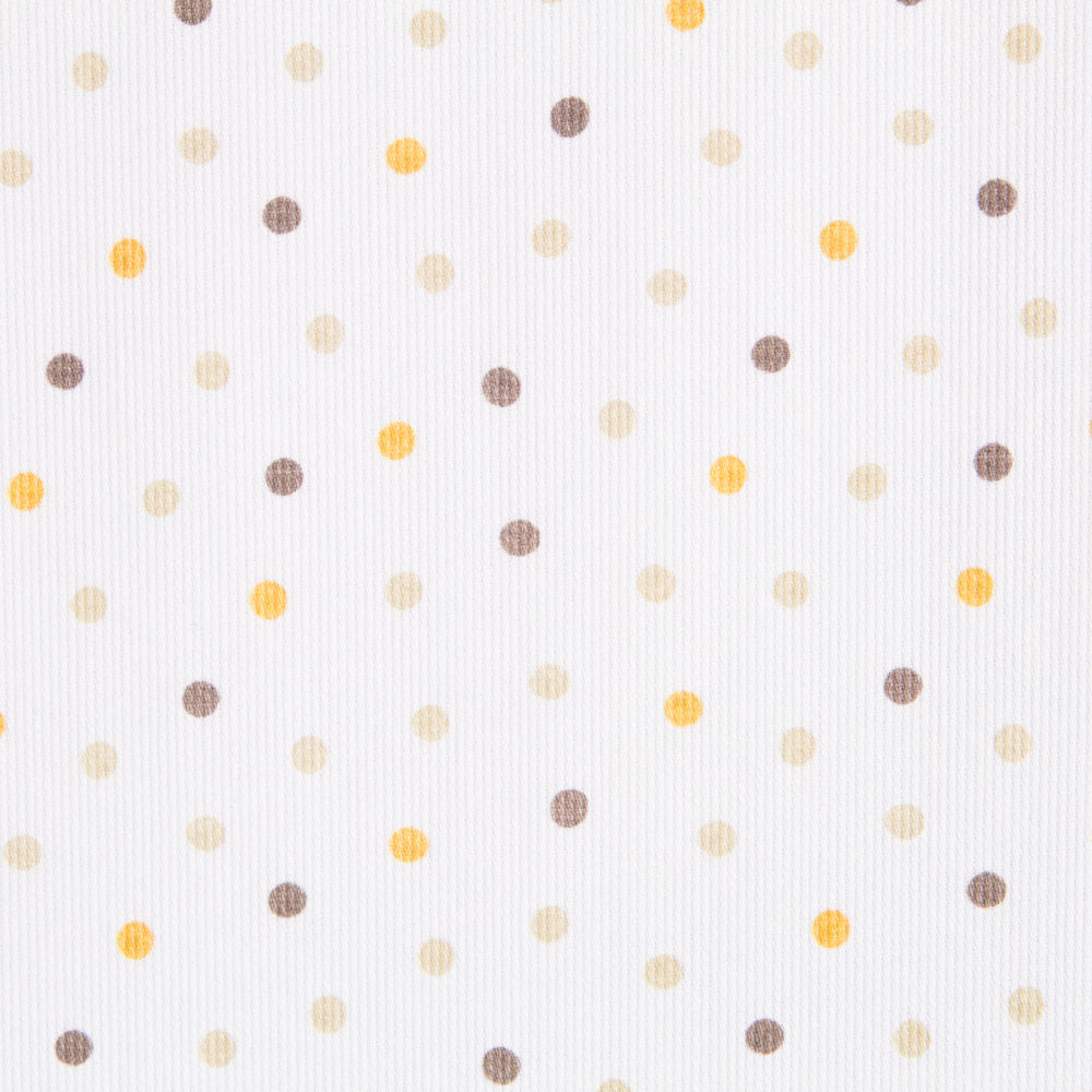 Piqué canutillo Pois Jaune - Ribes y Casals