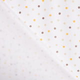 Retal Piqué Canutillo Lunares Amarillo 45x140 cm - Ribes y Casals