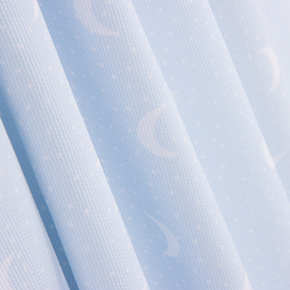 Piqué Canutillo Lunas Celeste - Ribes y Casals