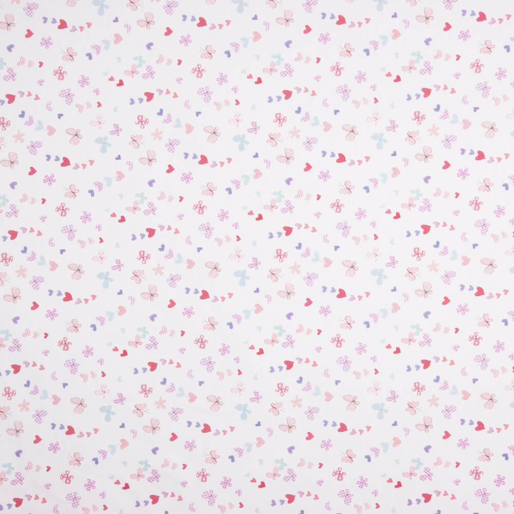 Piqué Canutillo Papillons Roses - Ribes y Casals