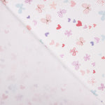 Piqué Canutillo Papillons Roses - Ribes y Casals