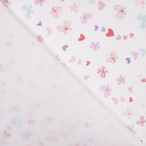 Piqué Canutillo Papillons Roses - Ribes y Casals