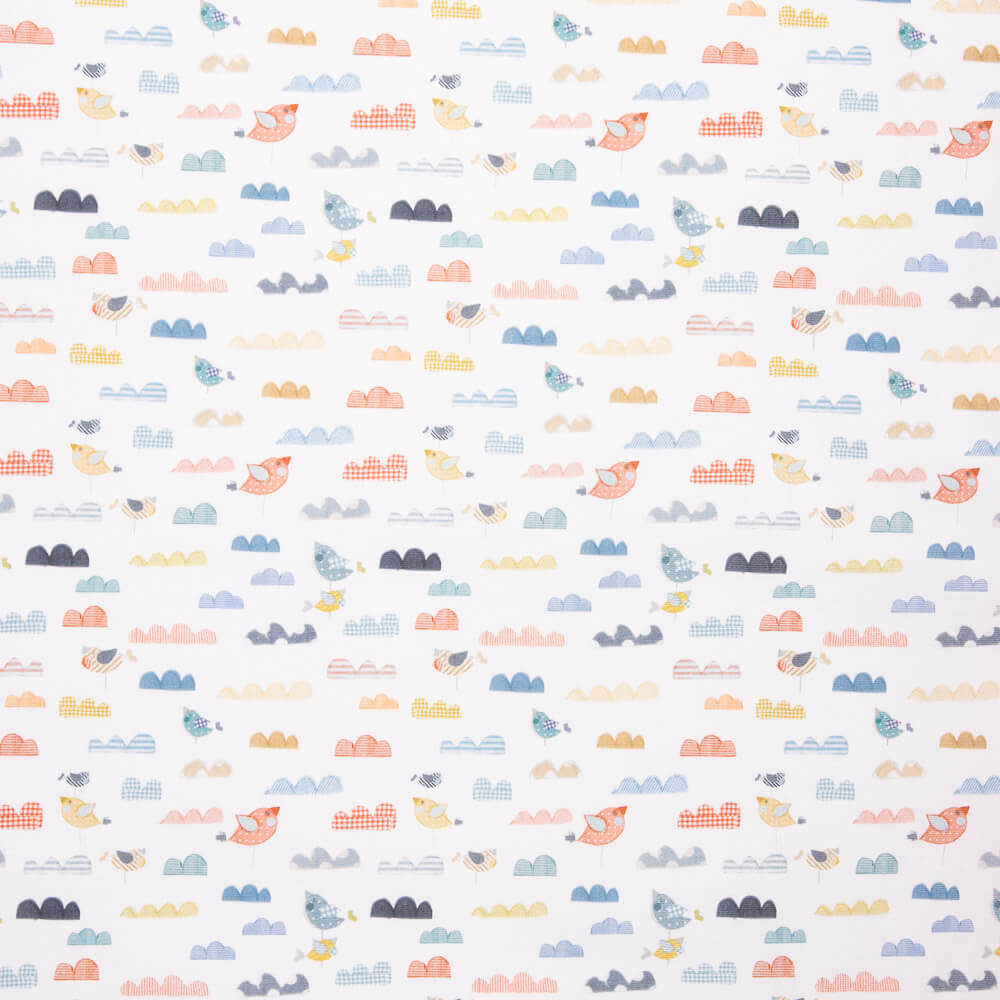 Piqué Canutillo Nuages Bleus - Ribes y Casals