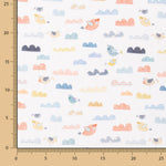 Piqué Canutillo Nuages Bleus - Ribes y Casals