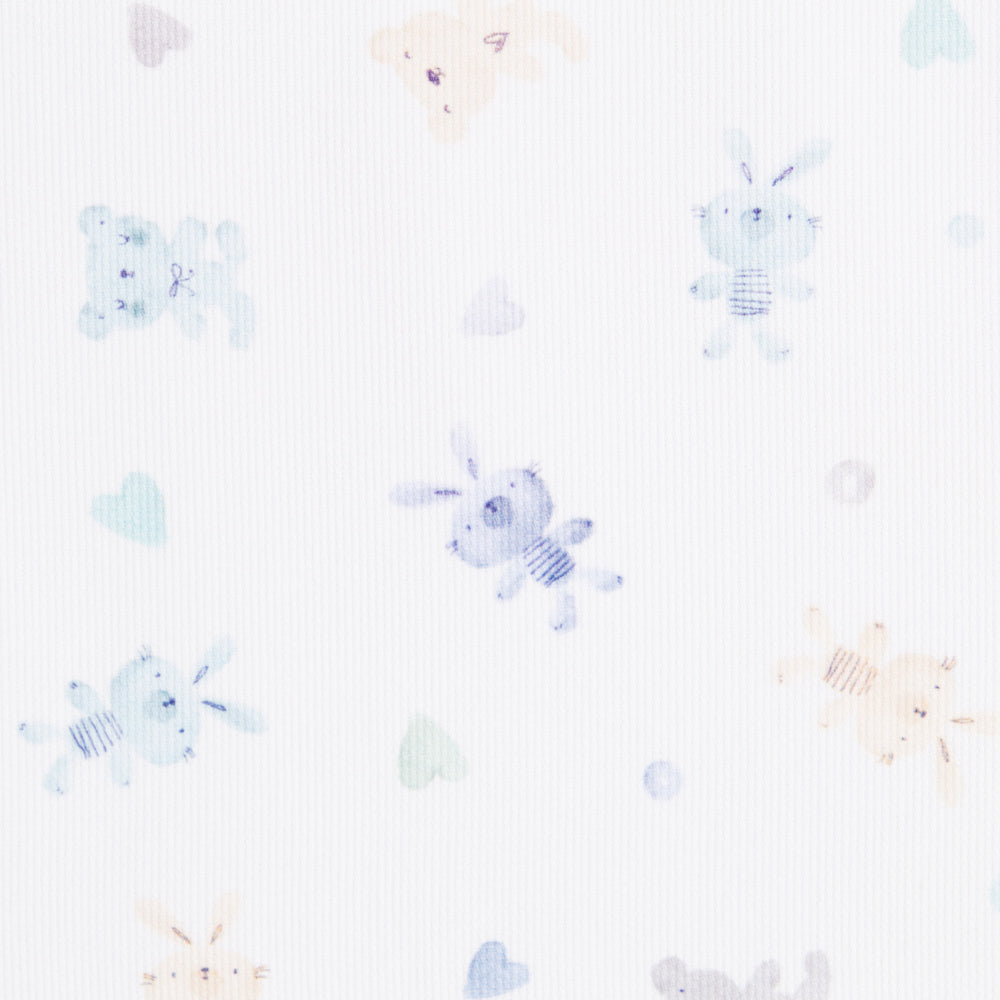 Piqué Canutillo Peluche Bleu - Ribes y Casals