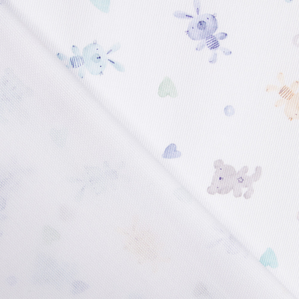 Piqué Canutillo Peluche Bleu - Ribes y Casals