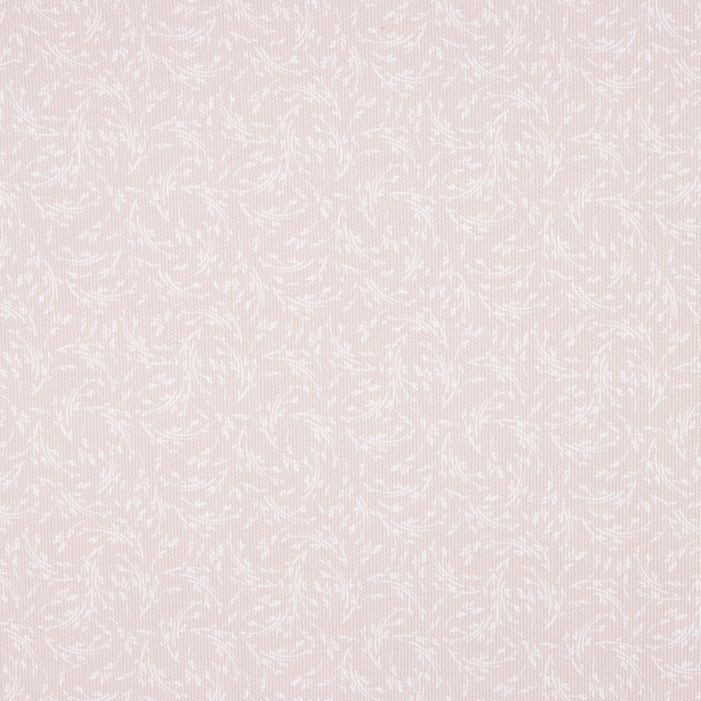 Piqué Canutillo Branches Rose Pâle - Ribes y Casals