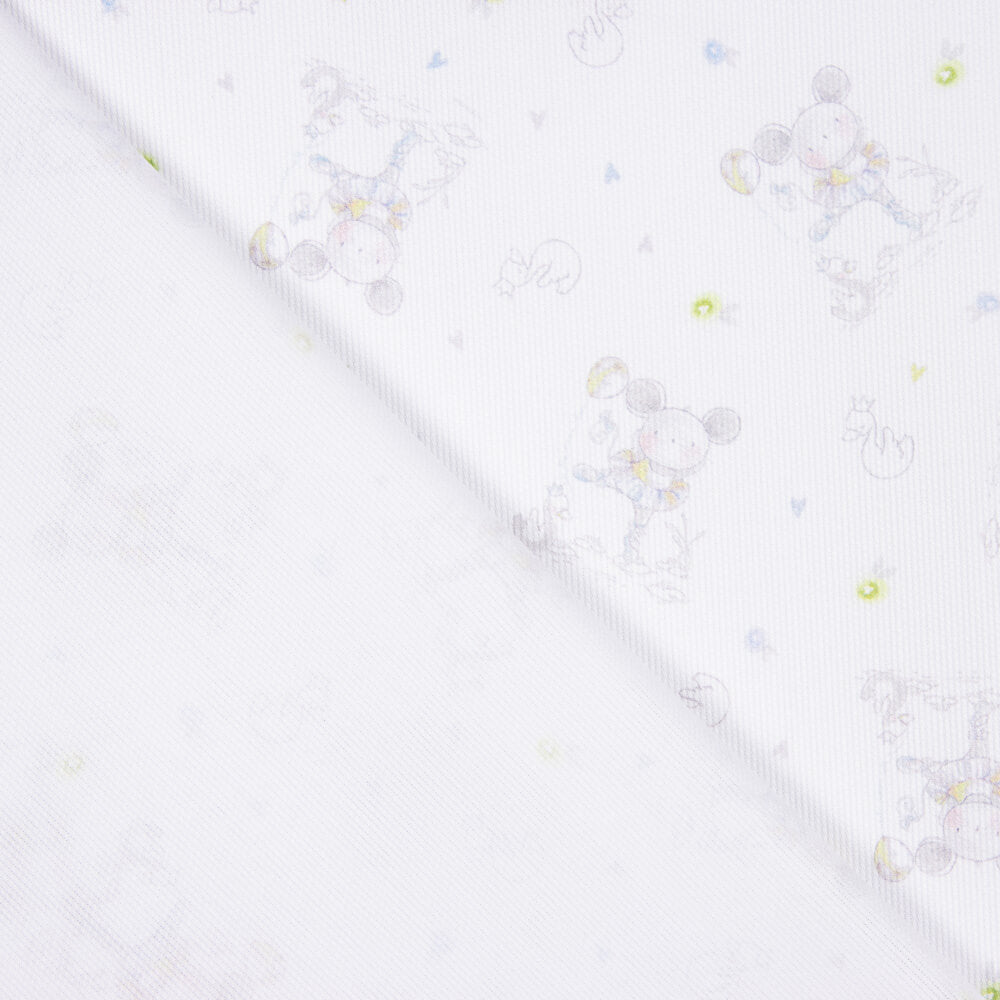 Piqué Pistache Rat Rayures - Ribes y Casals