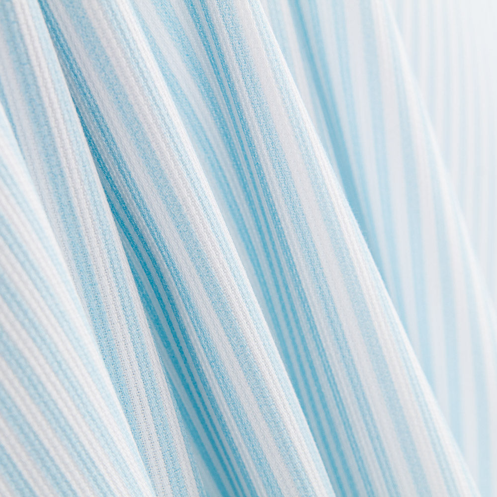 Piqué Canutillo Rayures Bleu - Ribes y Casals