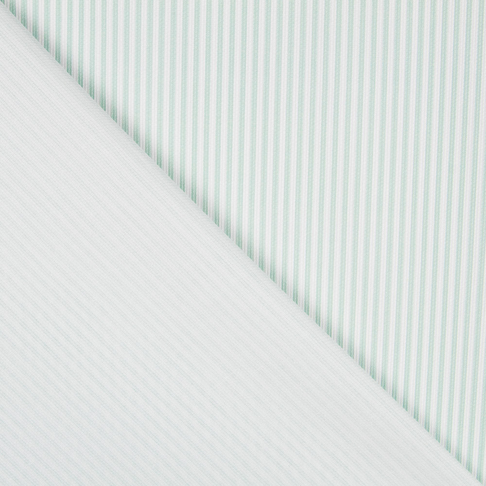 Piqué Canutillo Rayures Vert - Ribes y Casals