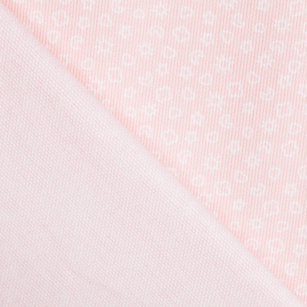 Piqué Canutillo Rose Pâle Dessins - Ribes y Casals