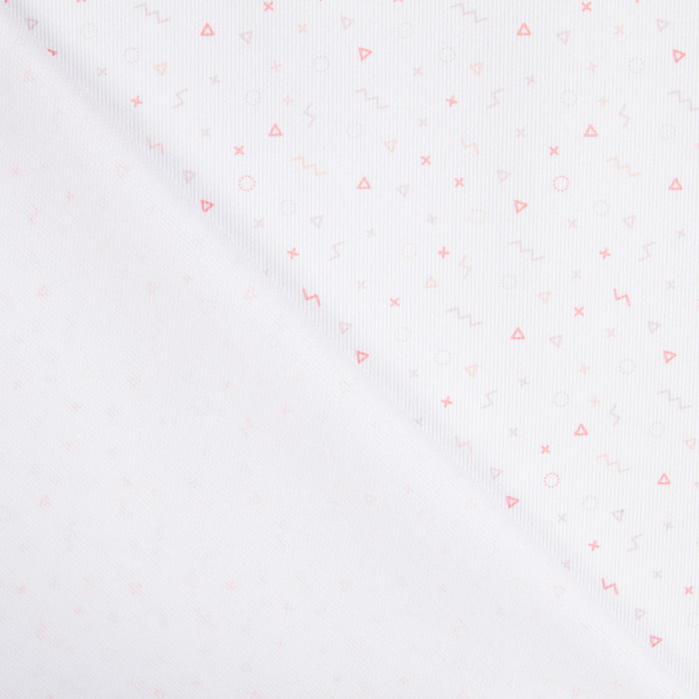 Piqué Canutillo Trigonométrie Rose - Ribes y Casals