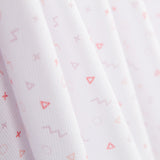 Piqué Canutillo Trigonométrie Rose - Ribes y Casals