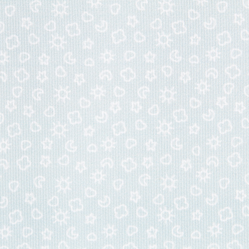 Piqué Canutillo Vert Pâle Dessins - Ribes y Casals