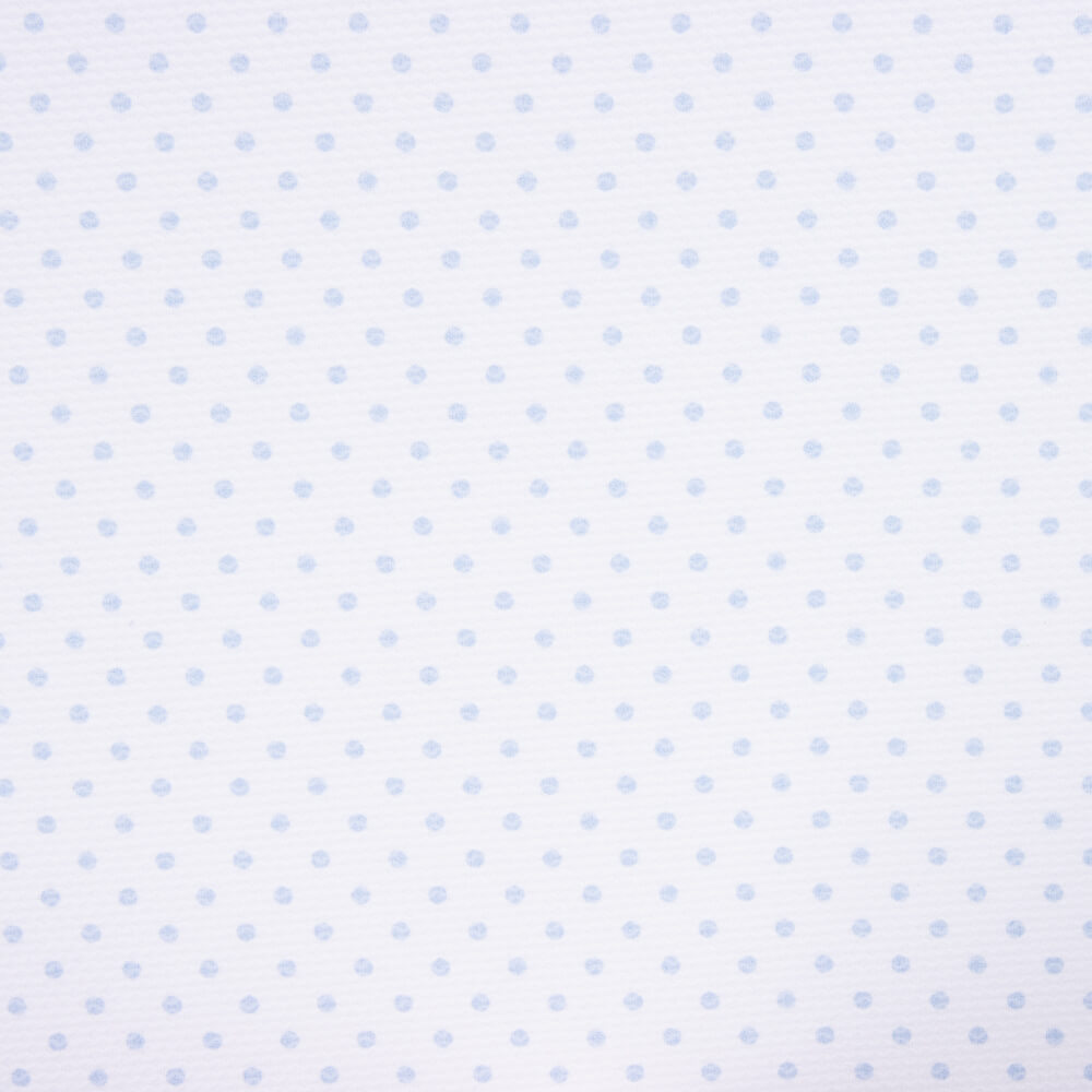 Piqué Pois Bleu Clair - Ribes y Casals