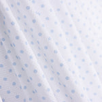 Piqué Pois Bleu Clair - Ribes y Casals