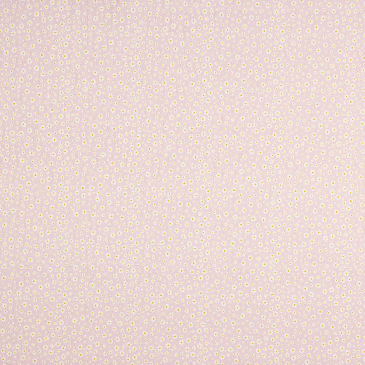 Piqué de coton marguerites roses - Ribes y Casals