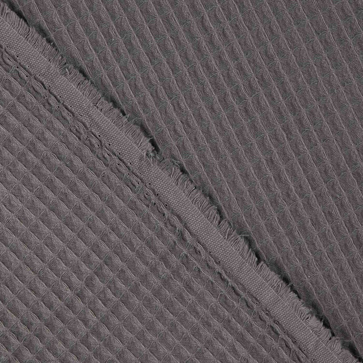 Gaufré piqué basique gris foncé - Ribes y Casals