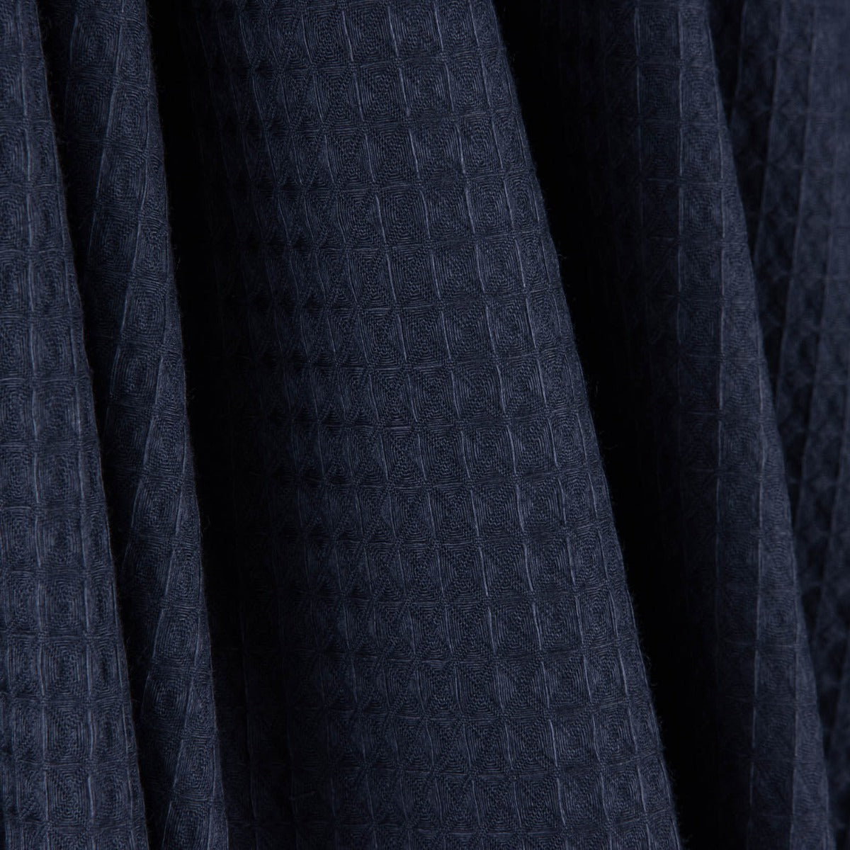 Piqué gaufré bleu marine basique - Ribes y Casals