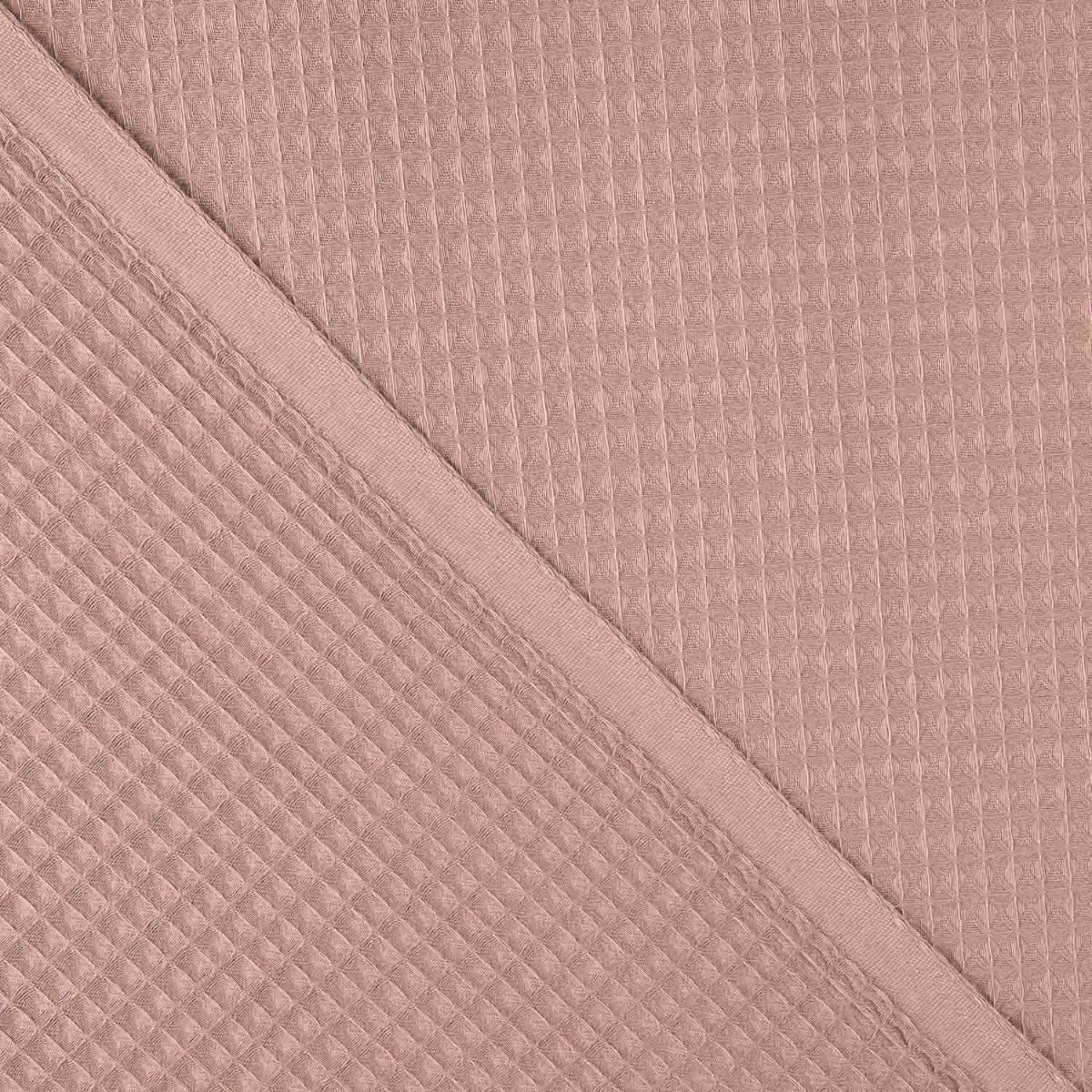 Piqué gaufré rose pâle basique - Ribes y Casals