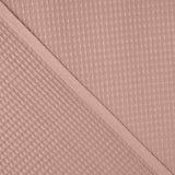 Piqué gaufré rose pâle basique - Ribes y Casals