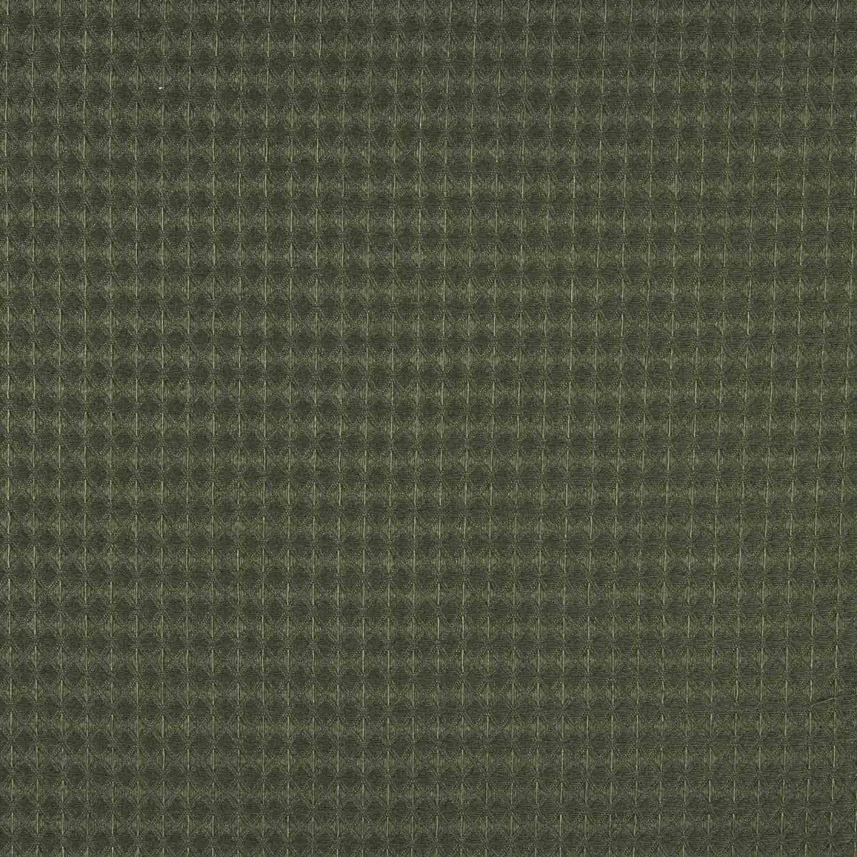 Piqué gaufré vert basique - Ribes y Casals