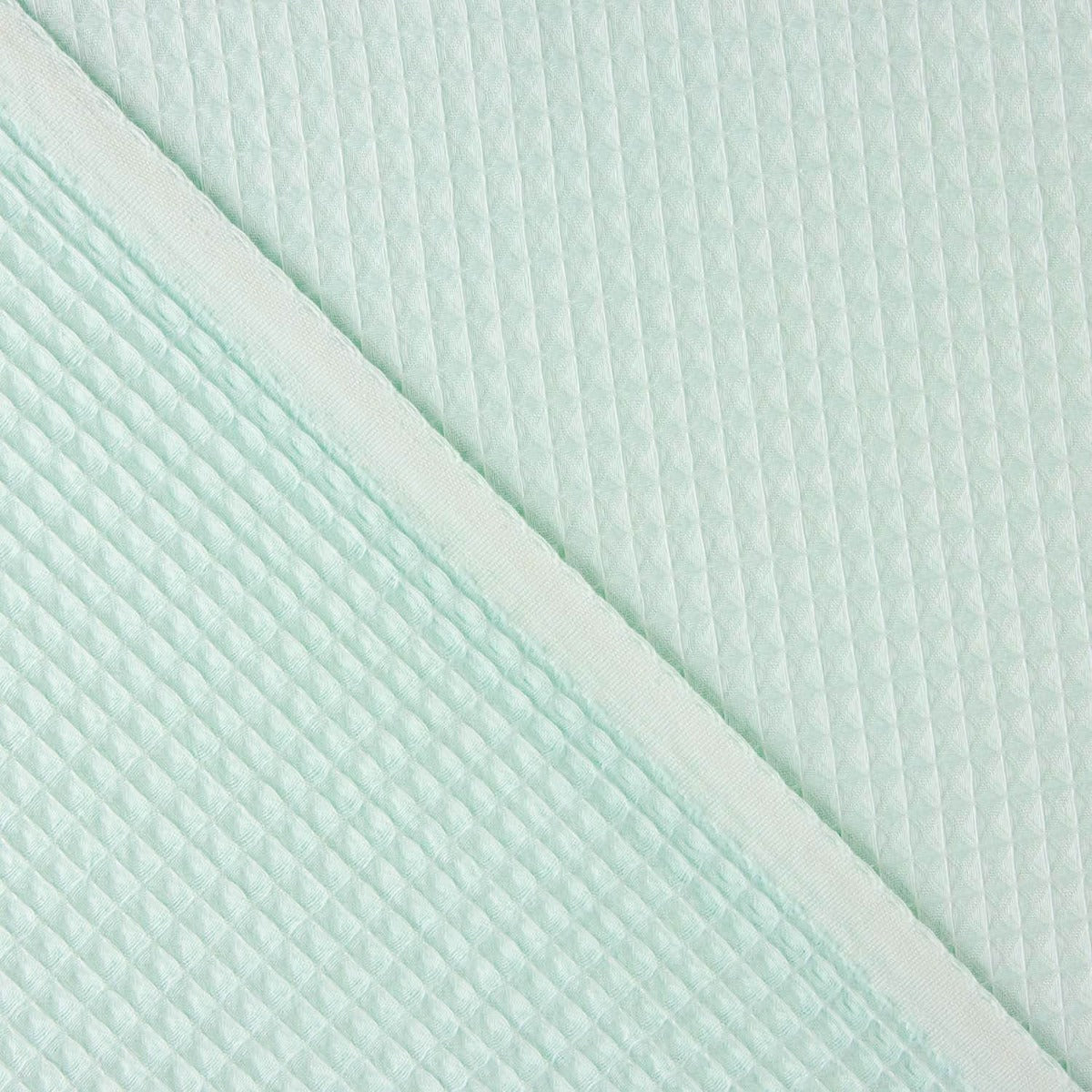 Piqué gaufré vert aqua basique - Ribes y Casals