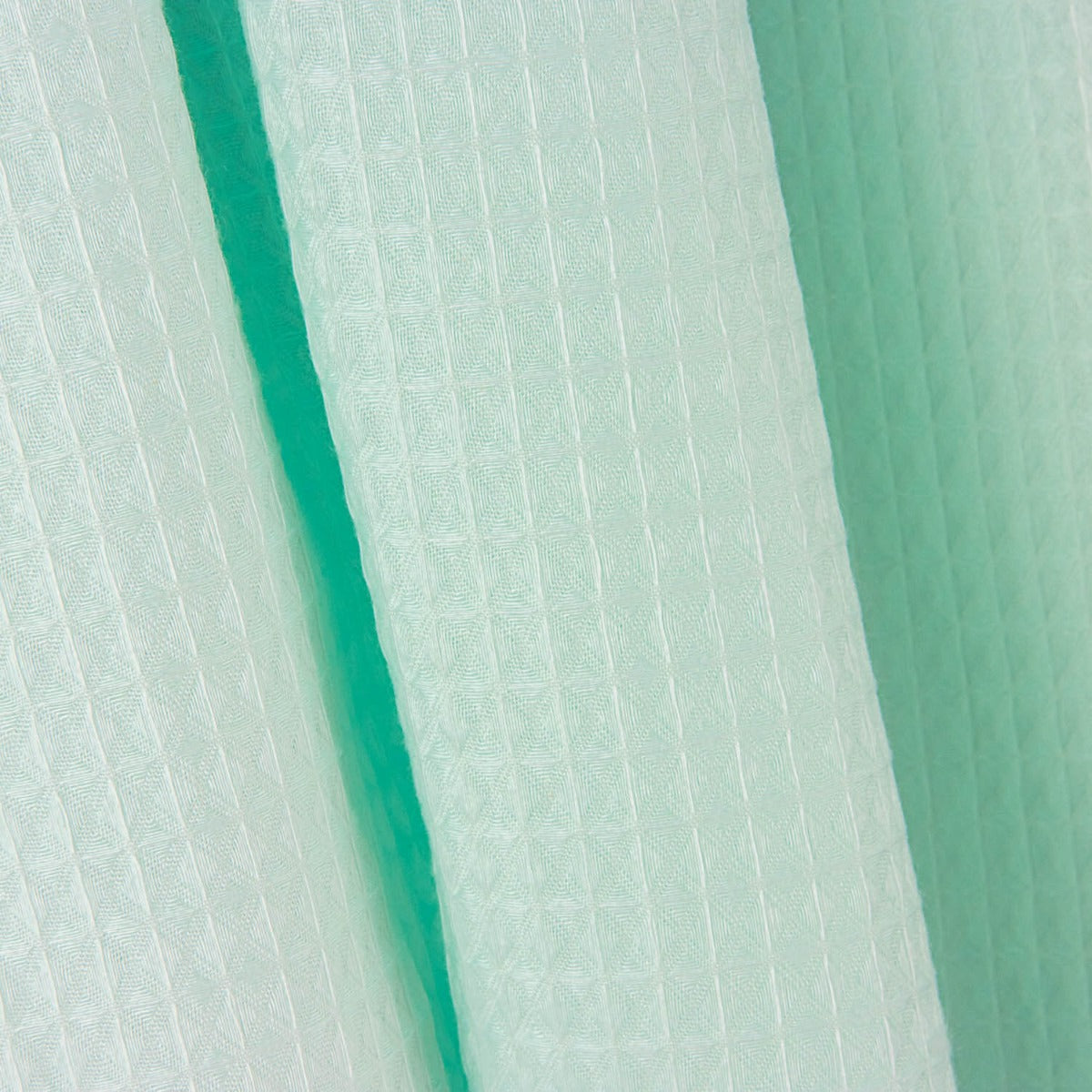 Piqué gaufré vert aqua basique - Ribes y Casals