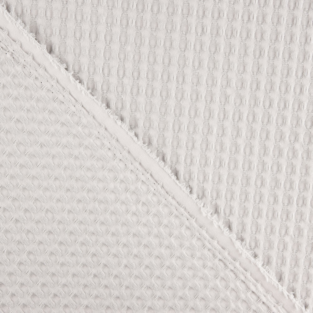 Piqué Gaufre Maxi Gris Clair - Ribes y Casals