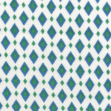 Piqué imprimé diamant bleu - Ribes y Casals