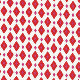Piqué à imprimé diamant rouge - Ribes y Casals