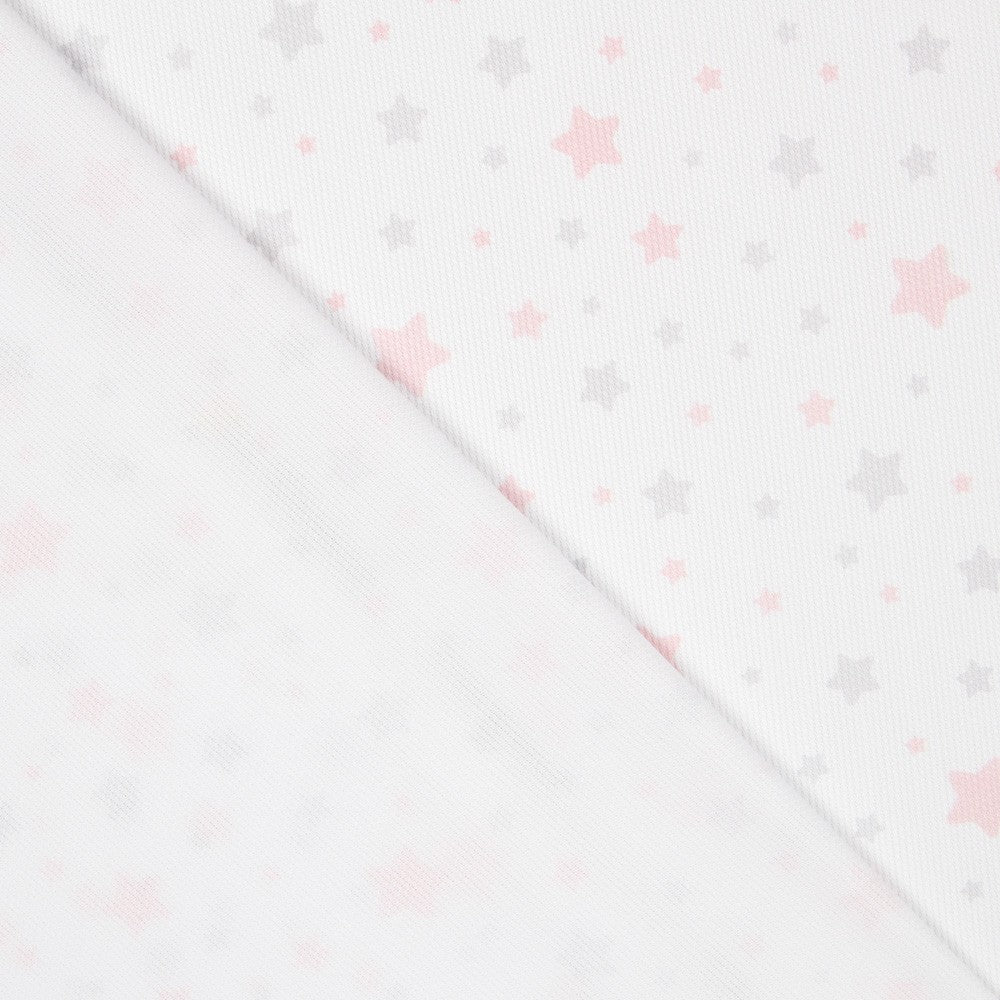 Piqué Etoiles Rose Gris - Ribes y Casals