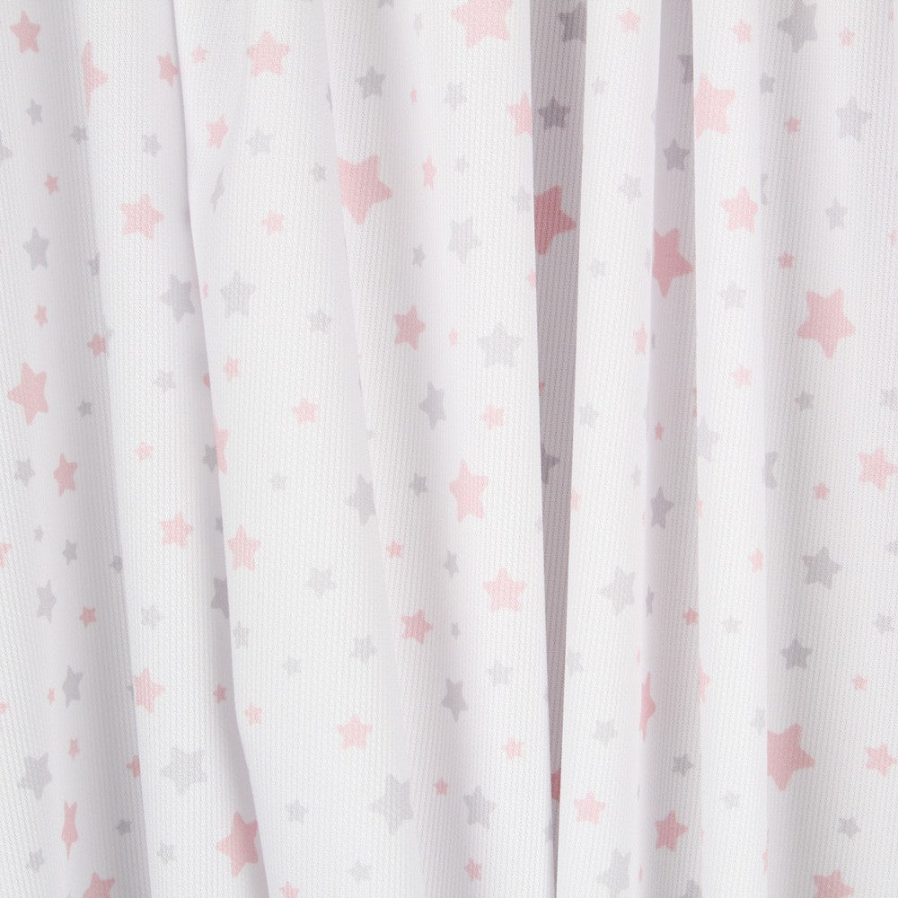 Piqué Etoiles Rose Gris - Ribes y Casals