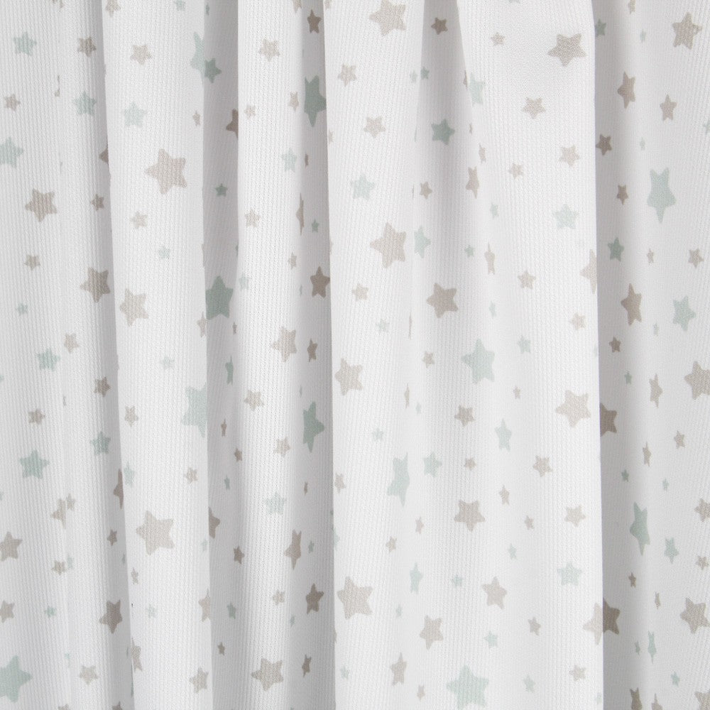 Piqué Etoiles Beige Vert - Ribes y Casals