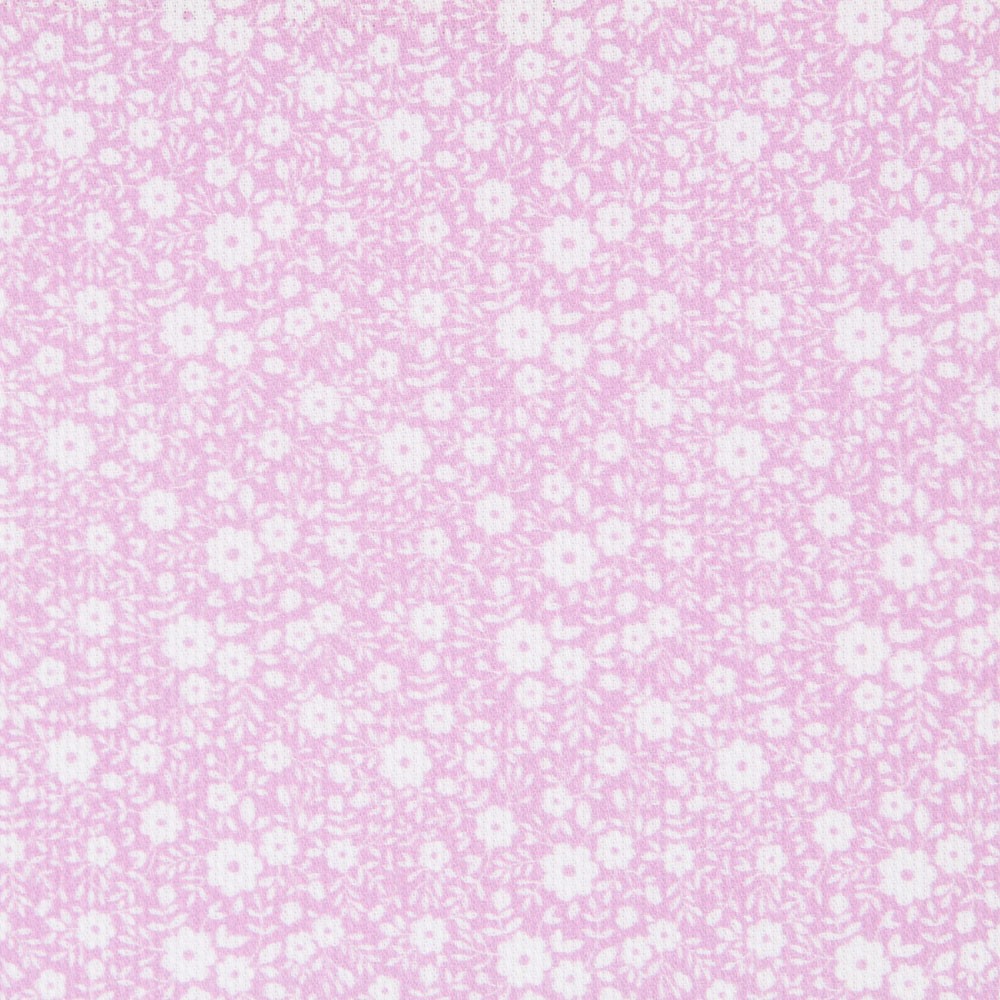 Piqué Petites Fleurs Fuchsia - Ribes y Casals