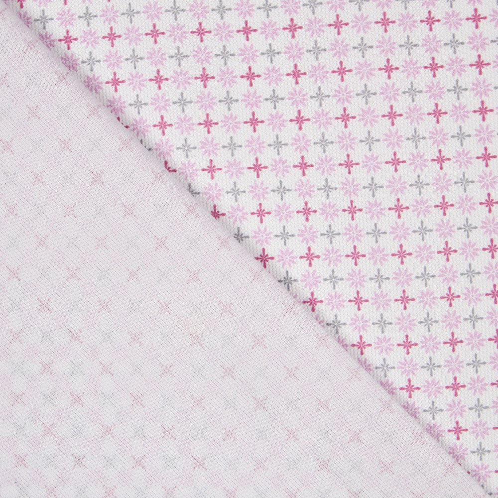 Piqué Géométrique Rose - Ribes y Casals