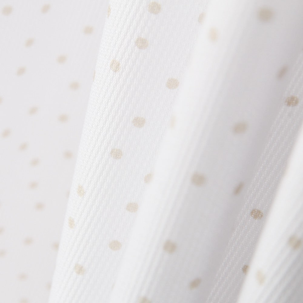Piqué Beige à Pois - Ribes y Casals