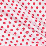 Piqué Ottoman Pois Rouge - Ribes y Casals