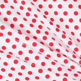 Piqué Ottoman Pois Rouge - Ribes y Casals