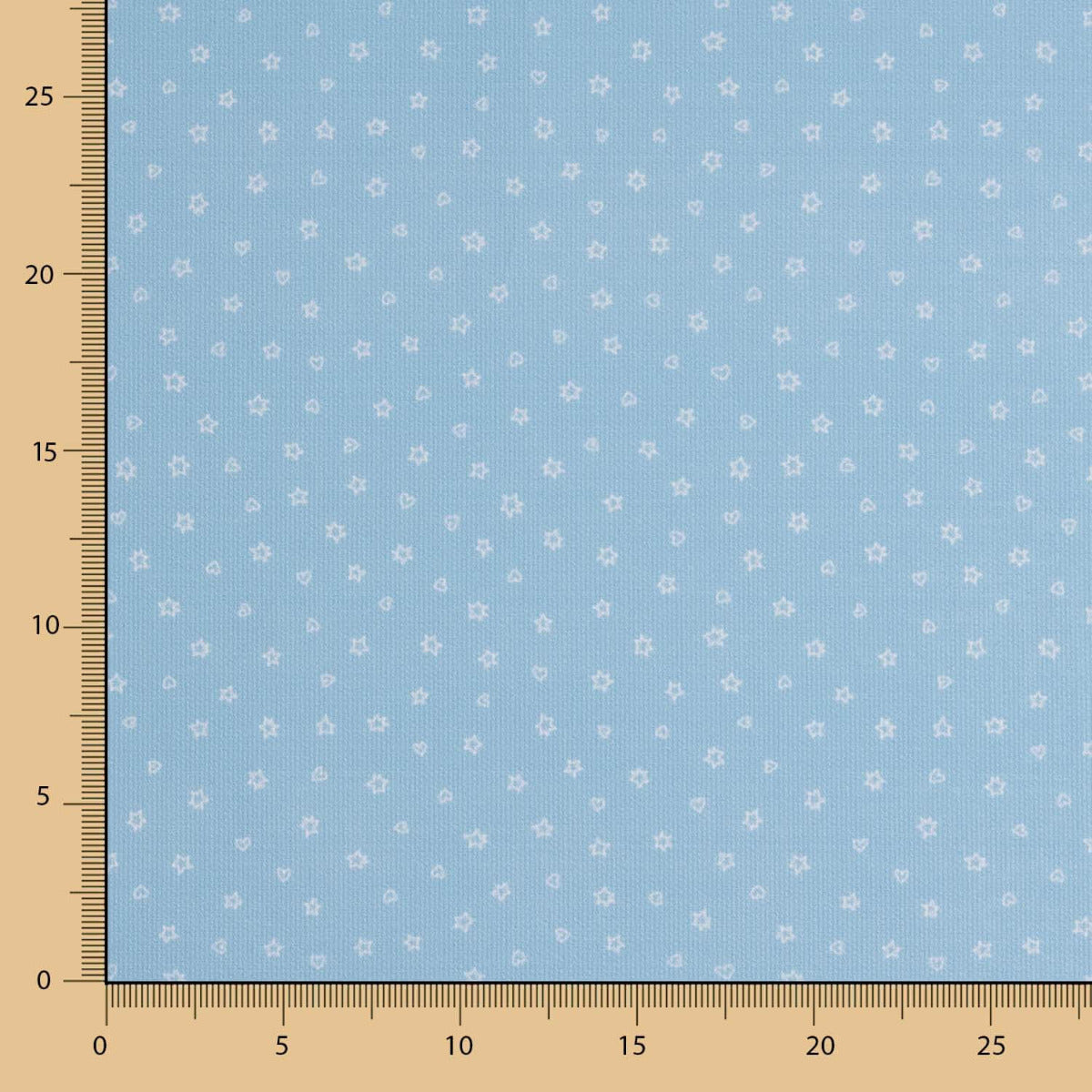 Petites étoiles bleues perlées en piqué - Ribes y Casals