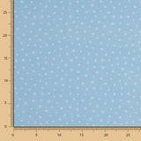 Petites étoiles bleues perlées en piqué - Ribes y Casals