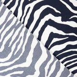 Piqué Poliéster Cebra Marino - Ribes y Casals