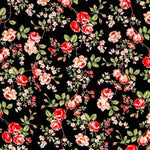 Tissu Crétonne Lisse Noir - Ribes y Casals
