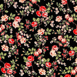Tissu Crétonne Lisse Noir - Ribes y Casals