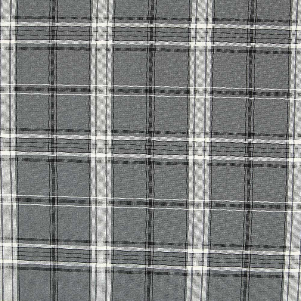 Polyester Gris Grands Carreaux - Ribes y Casals
