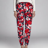 Tissu Polyester Tropical Rouge - Ribes y Casals