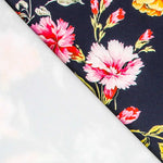 Tissu Spandez Bouquet Marine - Ribes y Casals