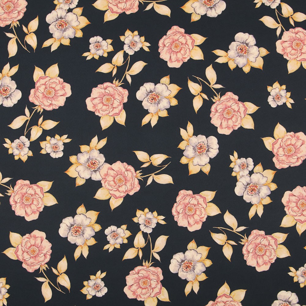 Polyester Spandex Vintage Bleu - Ribes y Casals