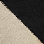 Jacquard noir uni double face - Ribes y Casals